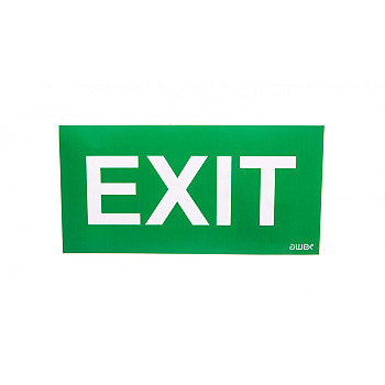 Piktogram PS28 125x250 EXIT logo awex (ISO7010)