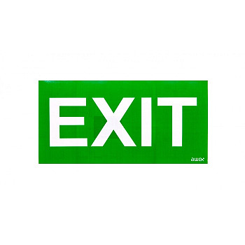 Piktogram PD28 150x300 EXIT logo awex (ISO7010)