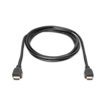 Kabel połączeniowy HDMI Ultra HighSpeed z Ethernetem 8K 60Hz UHD Typ HDMI A/HDMI A M/M czarny 2m AK-330124-020-S