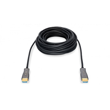 Kabel połączeniowy HDMI Hybrydowy Premium HighSpeed Ethernet 4K 60Hz UHD Typ HDMI A/HDMI A M/M 15m AK-330125-150-S