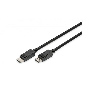 Kabel połączeniowy DisplayPort 8K 30Hz UHD Typ DP/DP M/M czarny 5m AK-340106-050-S