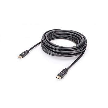 Kabel połączeniowy DisplayPort 4K 60Hz UHD Typ DP/DP M/M czarny 10m AK-340105-100-S