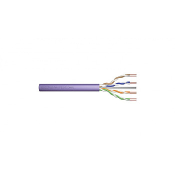 Kabel teleinformatyczny U/UTP kat.6 4x2xAWG23 LSOH drut fioletowy Dca DK-1614-VH-5 /500m/