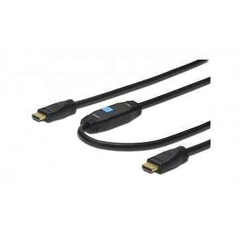 Kabel HDMI ze wzmacniaczem Highspeed 1.3 GOLD Typ A M/M AK-330105-200-S 20m AK-330105-200-S AK-330105-200-S