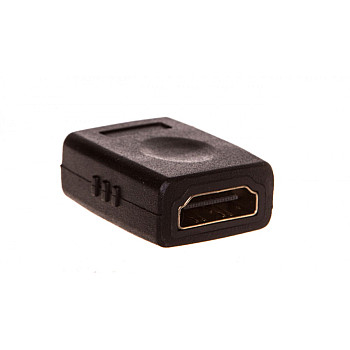 Adapter HDMI Highspeed 2.0 z Eth. Typ HDMI A/HDMI A, Ż/Ż czarny AK-330500-000-S