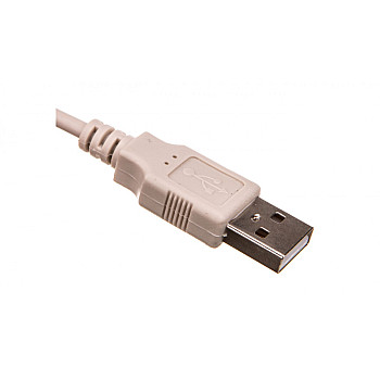 Kabel połączeniowy USB 2.0 Typ USB A/USB B, M/M beżowy 1,8m AK-300102-018-E