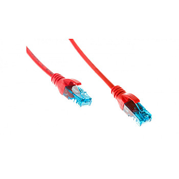 Kabel krosowy (Patch Cord) U/UTP kat.5e czerwony 2m DK-1512-020/R