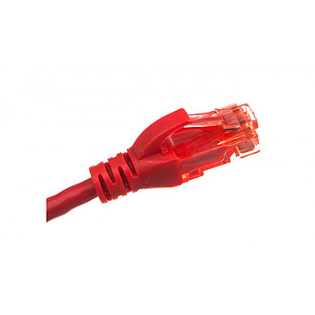 Kabel krosowy (Patch Cord) U/UTP kat.6 czerwony 0,5m DK-1612-005/R
