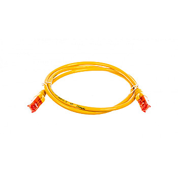 Kabel krosowy (Patch Cord) U/UTP kat.6 żółty 1m DK-1612-010/Y