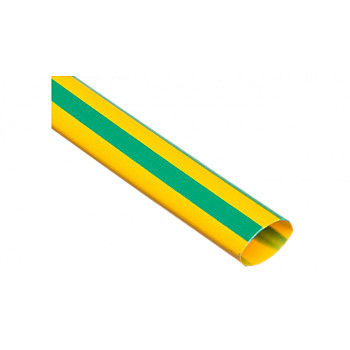 Rura termokurczliwa cienkościenna CR 9,5/4,7 - 3/8 cala żółto-zielona /1m/ 8-7100 /50szt./ 427553
