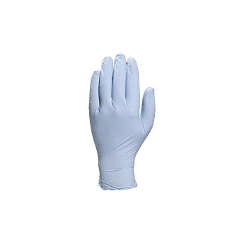 Rękawice nitrylowe pudrowane niebieskie, rozmiar 9/10 V1400PB10009 /100szt./