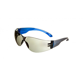 Okulary ochronne z poliwęglanu przydymione odblaskowe UV400 BRAVA2 MIRRROR BRAV2FF