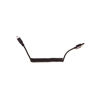 Kabel spiralny USB-A (M) - mini USB (M) 20-60cm