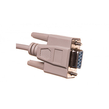 Kabel transmisyjny szeregowy RS232 Sub-D9 (F) - Sub-D9 (M) 5m beżowy