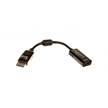 Adapter DisplayPort (M) - HDMI (F) czarny
