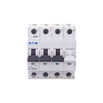 Wyłącznik nadprądowy 3P+N C 10A 15kA AC FAZ C10/3N 278971