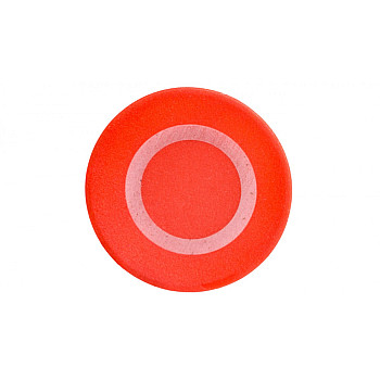 Wkładka do przycisku 22mm płaska czerwona z symbolem STOP 0 M22-XD-R-X0 218153