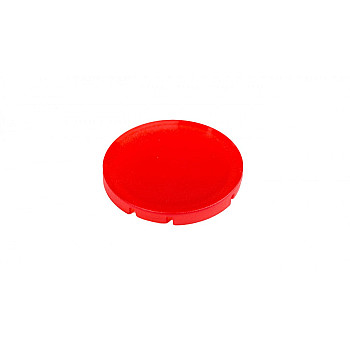Soczewka przycisku 22mm płaska bez opisu M22-XDL-R czerwona 216442