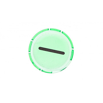 Soczewka przycisku 22mm płaska zielona z symbolem START I M22-XDL-G-X1 218295