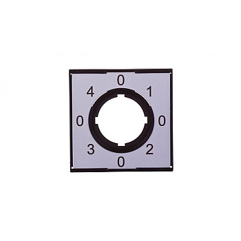 Tabliczka opisowa aluminium kwadratowa 0-1-0-2-0-3-0-4 M22-XCK2 279435