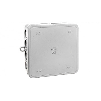 Puszka n/t szara 90x90x35 mm IP55 bezhalogenowa EC411C4
