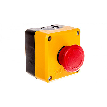Kaseta sterownicza czarno-żółta, stop bezpieczeństwa, ryglowany 40 mm (1NC), T0-P1EC400E40