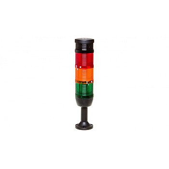 Kolumna sygnalizacyjna kompletna 70mm, 3 człony 24V DC czerwony błysk-żółty-zielony+buzzer TK-IK73F024ZM01