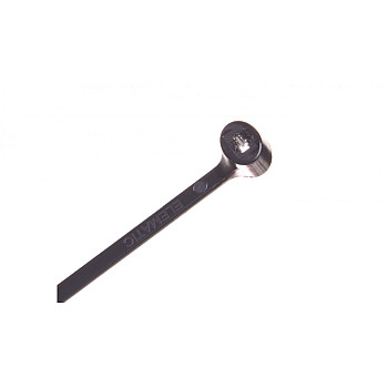 Opaska kablowa 200x2,5 czarna UV 2-LOCK zęby stalowe BMTN2025 /100szt./