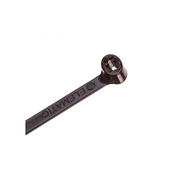 Opaska kablowa 290x4,5 czarna UV 2-LOCK zęby stalowe BMTN3048 /100szt./