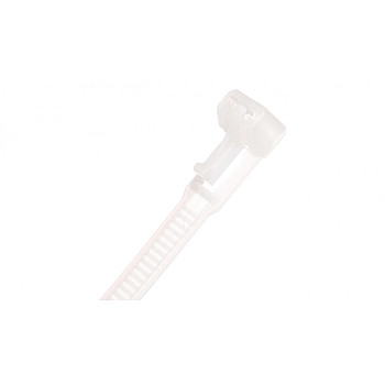 Opaska kablowa otwierana wielokrotnie 350x7,5mm biała BMWB5254E /100szt./