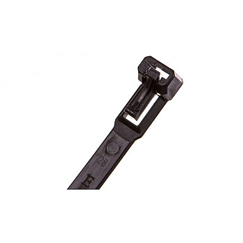 Opaska kablowa otwierana wielokrotnie 350x7,5mm czarna BMWN5354E /100szt./