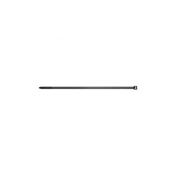 Opaska zaciskowa czarna UBN 4,6X190 69366 /100szt./