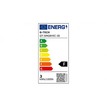 Żarówka LED SMD 2835, E27, B45C, 3W, 200 lm, 3000K, AC220-240V, 50-60 Hz, kąt świecenia 160