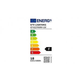 Świetlówka LED T8-J 1200mm 17,5W 1800lm 6500K GT-SZZT818W-120