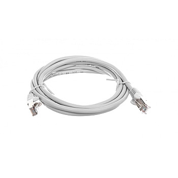 Kabel krosowy patchcord SF/UTP kat.5e CCA szary 2m 50145