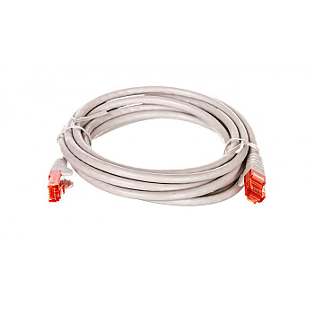 Kabel krosowy patchcord U/UTP kat.6 CCA szary 2m 68454