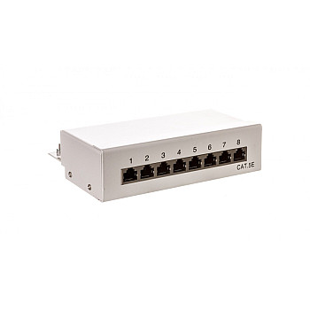 Ethernet patch panel STP kat.5e 8 portowy 68882