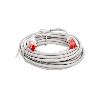 Kabel krosowy patchcord U/UTP kat.6 CCA szary 5m 68419