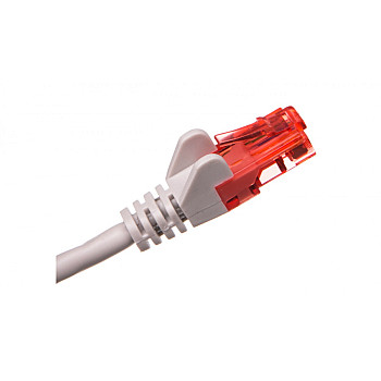 Kabel krosowy patchcord U/UTP kat.6 CCA szary 0,5m 68434