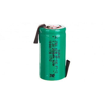 Akumulator Ni-MH Sub-C 1,2V 2500mAh HP-10C FT 1Z /blaszki lutownicze/ 72806