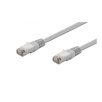 Kabel krosowy patchcord F/UTP kat.5e CCA szary 5m 73080