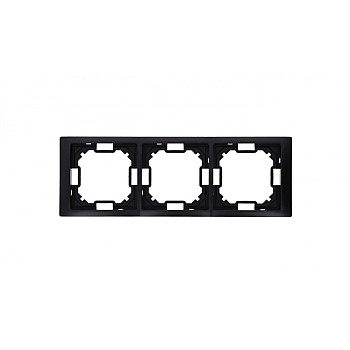 Simon Basic Ramka 3-krotna Neos IP20 czarny mat BMRC3/49