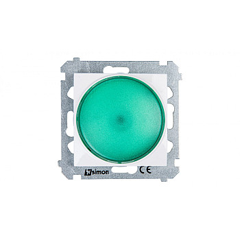 Simon 54 Sygnalizator świetlny LED zielone światło biały DSS3.01/11