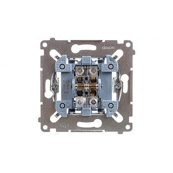 Simon 54 Łącznik schodowy mechanizm 10AX 250V, szybkozłącza, SW6M