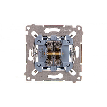 Simon 54 Łącznik krzyżowy mechanizm 10AX 250V, szybkozłącza, SW7M