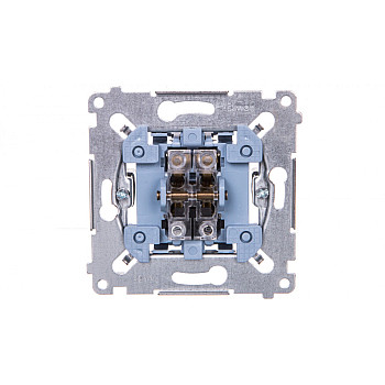 Simon 54 Przycisk podwójny zwierny mechanizm 10AX 250V, szybkozłącza, SP2M