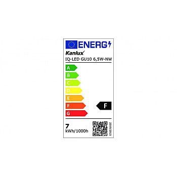 Żarówka LED GU10 IQ-LED GU10 6,5W-NW 585lm 4000K barwa neutralna 35241