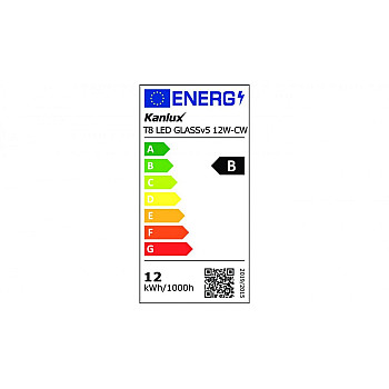 Świetlówka LED T8 G13 1212mm GLASSv5 12W-CW 2220lm 6500K barwa zimna 4 lata Gwar. 33217