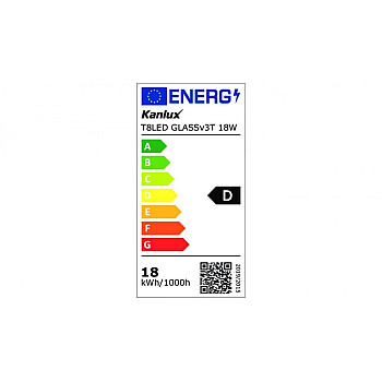 Świetlówka LED T8 G13 1210mm GLASSv3T 18W NW 2610lm 4000K barwa neutralna 26068