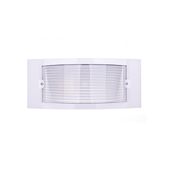 Plafoniera 1x 60W E27 IIkl. 220-240V IP54 TURK DL-60 IP54 biala 7025